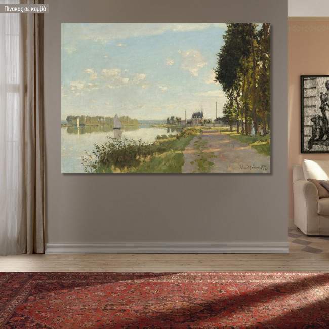 Canvas printThe Seine at Argenteuil, Monet C.