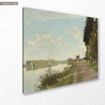 Canvas printThe Seine at Argenteuil, Monet C. 2