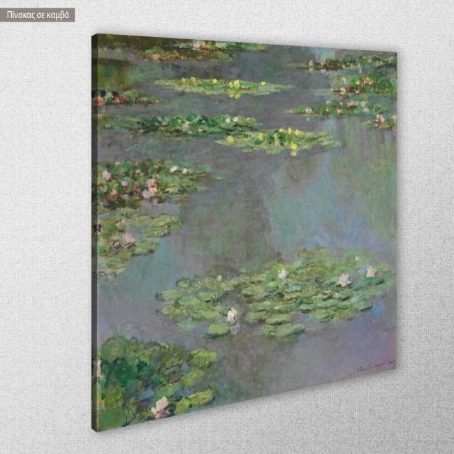 Πίνακας ζωγραφικής Water lillies III, Monet C, αντίγραφο σε καμβά