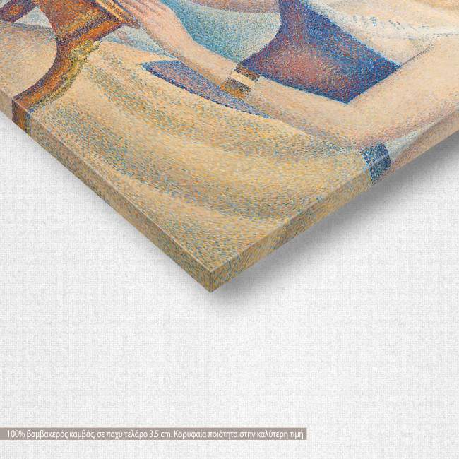 Canvas print Young woman powdering herself, Georges Seurat