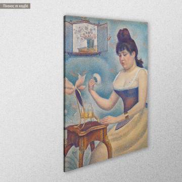 Canvas print Young woman powdering herself Georges Seurat Framed canvas View 1 2