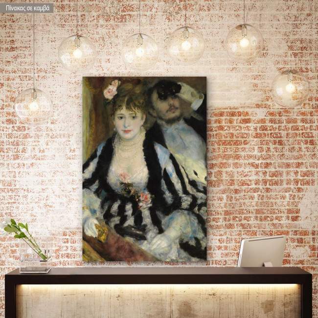 Canvas print La loge, Renoir