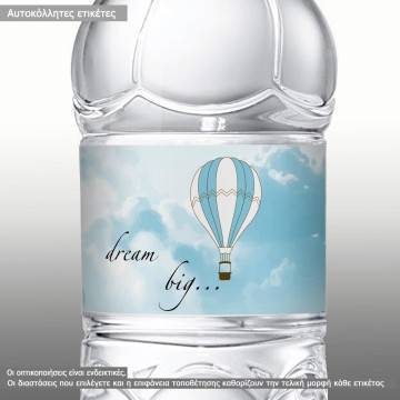 Αυτοκόλλητη ετικέτα Dream big