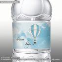Sticker label Dream big hot air balloon