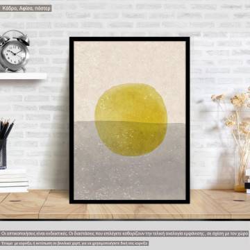 Hemisphere pal I, κάδρο, μαύρη κορνίζα