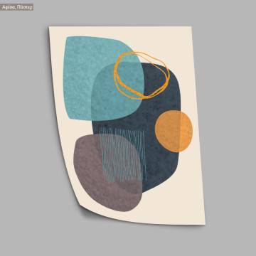 Abstract realism, κάδρο, μαύρη κορνίζα 2