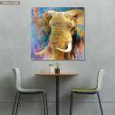 Canvas print An elephant painitning