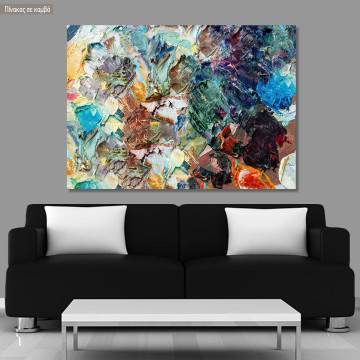 Canvas print Textured painting