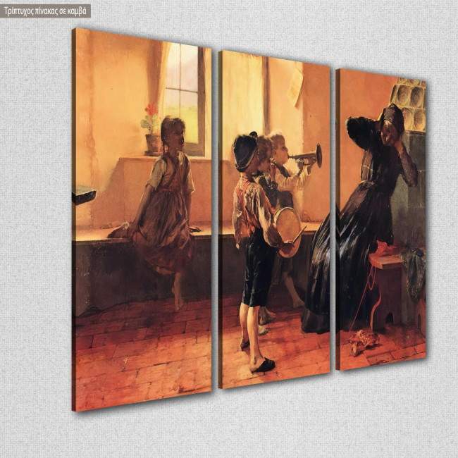 Canvas print Dissonance, Iakovidis,3 panels