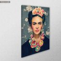 Canvas print Flowered Frida III