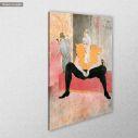 Πίνακας ζωγραφικής La clownesse, Henri de Toulouse Lautrec, αντίγραφο σε καμβά, κοντινό