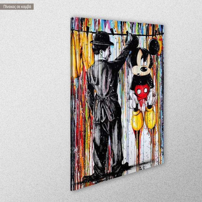 Canvas print A mouse for drying