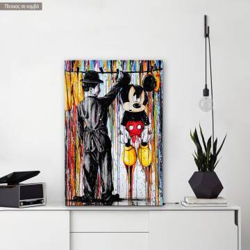 Canvas print A mouse for drying