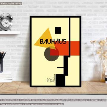 Bauhaus, αφίσα, κάδρο