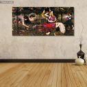 Canvas print Flora and the Zephyrs, Waterhouse J. W. panoramic
