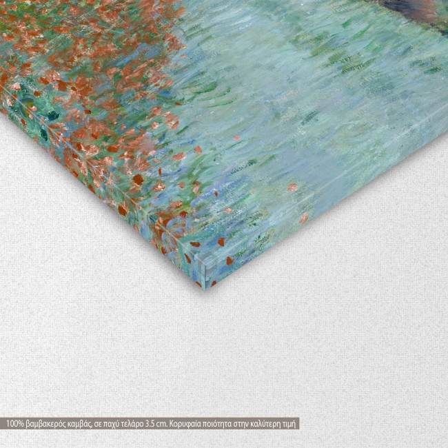 Πίνακας ζωγραφικής Poppie field, Monet C, αντίγραφο σε καμβά, λεπτομέρεια