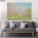 Canvas print Spring in Giverny, Monet C.