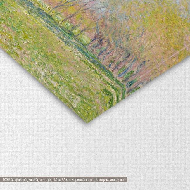 Canvas print Spring in Giverny, Monet C.