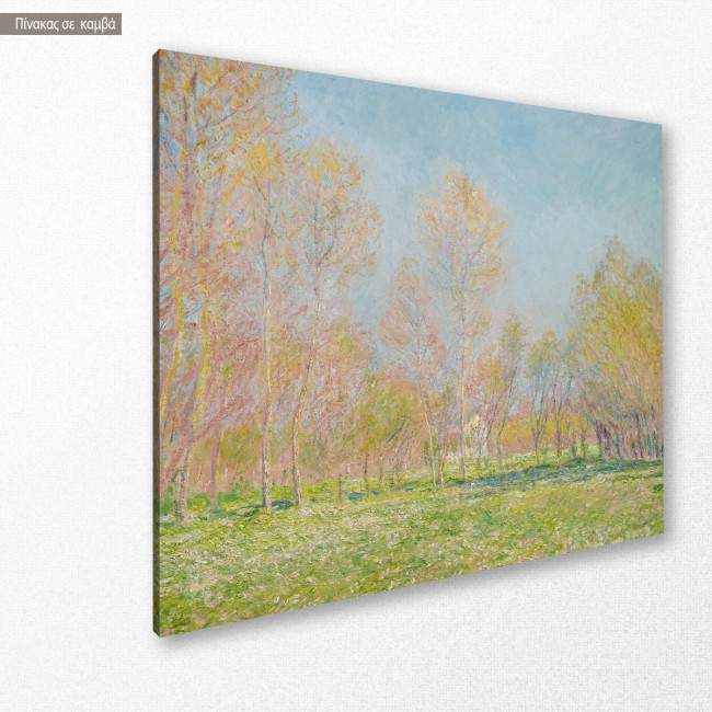 Canvas print Spring in Giverny, Monet C.