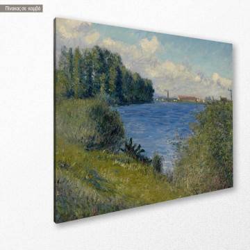Canvas print The Seine at Argenteuil Caillebotte G. Framed canvas View 1 2