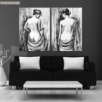 Canvas print Left and Right, two panels