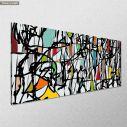Canvas print Abstract composition, panoramic