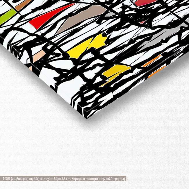 Canvas print Abstract composition, panoramic