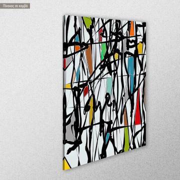 Canvas print Abstract composition Framed canvas View 1 2
