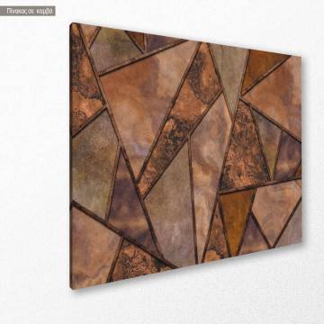 Πίνακας σε καμβά Marble texture mix Καμβάς τελαρωμένος Όψη 1 2