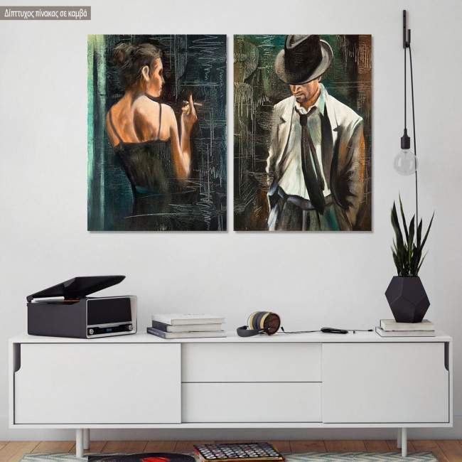 Canvas print Maybe, two panels