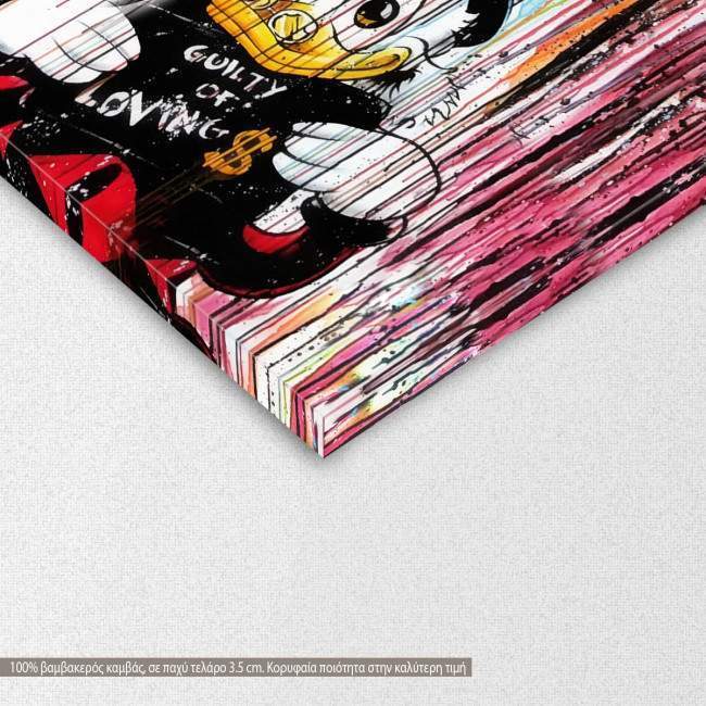 Canvas print, Guilty of love