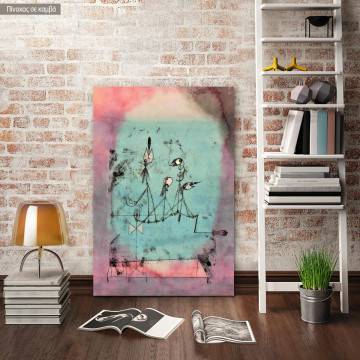 Πίνακας ζωγραφικής Twittering machine, Klee P, αντίγραφο σε καμβά