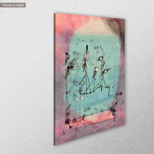 Canvas print Twittering machine, Klee P