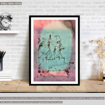 Twittering machine, Klee Paul, Poster