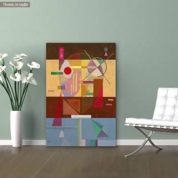 Canvas print Disintegrated tension, Kandinsky W.