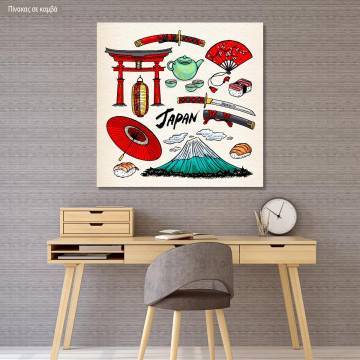 Canvas print Japan artwork