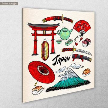 Πίνακας σε καμβά Ιαπωνία, Japan artwork 2
