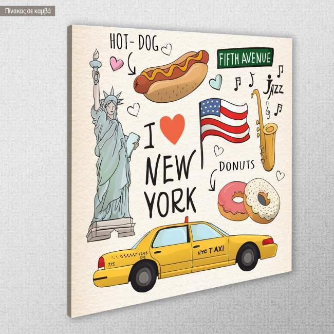 Canvas printAmerica artwork