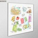 Canvas print Italy artwork
