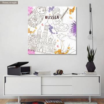 Canvas print Russia artwork