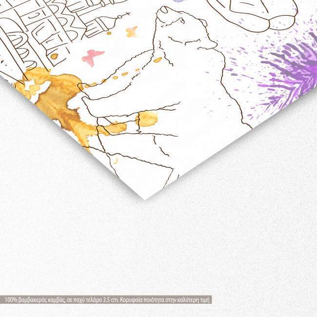 Πίνακας σε καμβά Ρωσία, Russia artwork, λεπτομέρεια