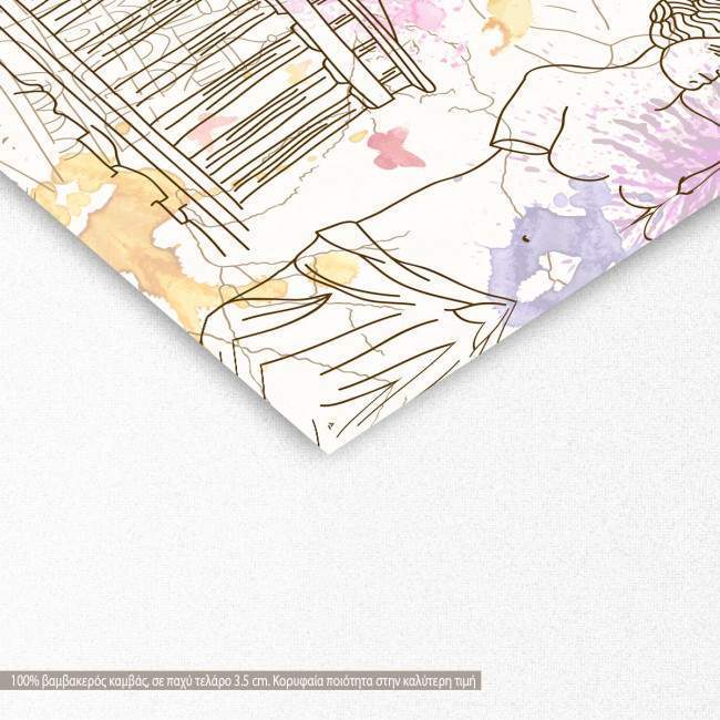 Canvas print Hellas artwork