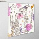 Canvas print Spain artwork