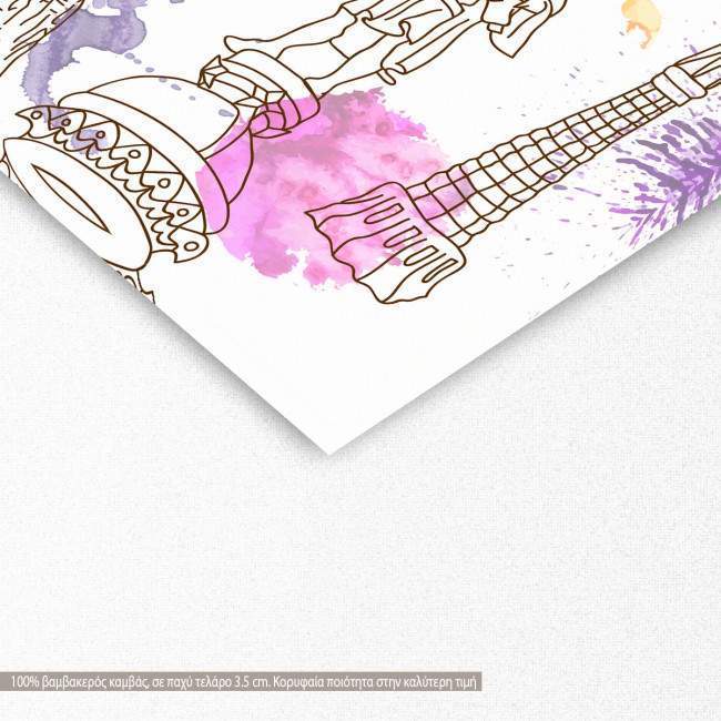 Canvas print Spain artwork