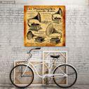 Canvas print Les phonographes