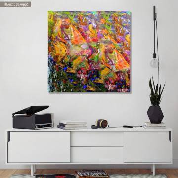 Πίνακας σε καμβά Abstract selection CI