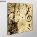 Canvas print Grunge music