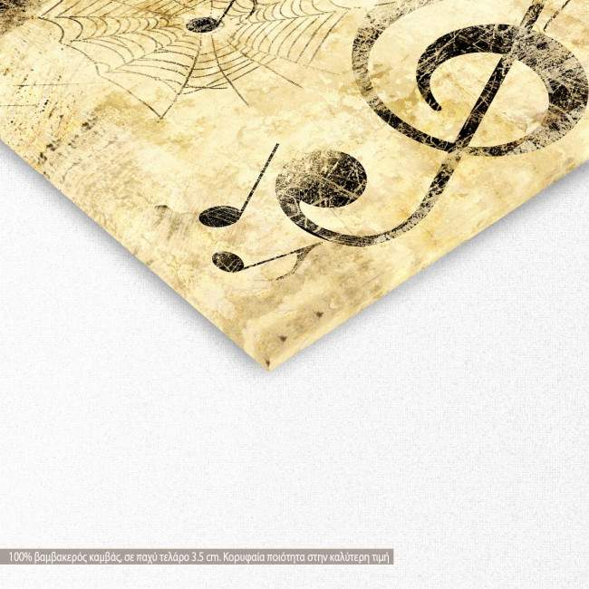Canvas print Grunge music