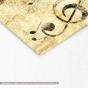 Canvas print Grunge music