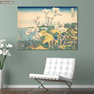 Canvas print Fuji from Gotenyama, Hokusai K.